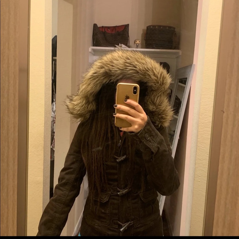 Abercrombie and Fitch Bomber Jacket brown